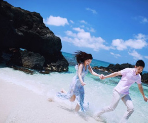 Đẹp mê hồn bộ ảnh cưới trên đảo Lý Sơn của cặp đôi Hà thành
