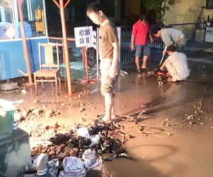Mất nước, Bệnh viện Phụ sản Hà Nội phải ngừng mổ