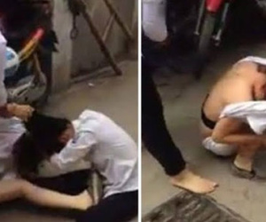 Người xem "tím mặt" vì clip nữ sinh đánh bạn rồi lột áo giữa đường