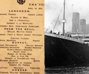 Bí ẩn đằng sau thực đơn cuối cùng trên tàu Titanic giá 2 tỷ