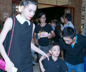 Hà Hồ, Cường Đô-la đoàn tụ vì con trai