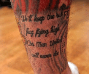 Bộ sưu tập hình xăm cực ấn tượng của fan cuồng Man Utd