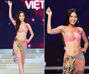 Clip: Phần thi áo tắm Hoa hậu Hoàn vũ Việt Nam 2015