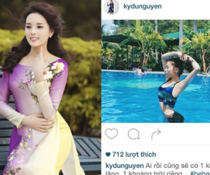 Hoa hậu Kỳ Duyên dính nghi án thất tình khi liên tục chia sẻ tâm trạng