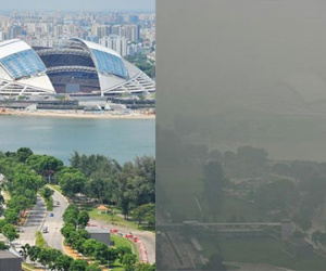 Singapore trước và sau khi chìm trong khói mù