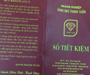 Tự phát hành sổ tiết kiệm, 2 chủ hiệu vàng bị khởi tố