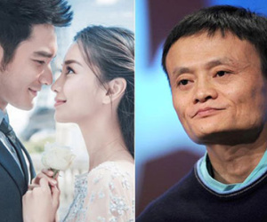 Tỷ phú Jack Ma chứng hôn cho Huỳnh Hiểu Minh