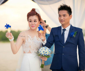 Đám cưới ngôn tình của "ông trùm hoa hậu" với cô tiếp viên hàng không