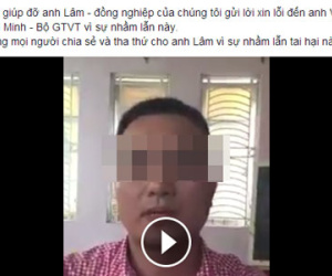 Người chồng quay clip xin lỗi vì tố nhầm Vụ trưởng ngoại tình