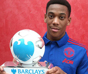 Anthony Martial đoạt giải cầu thủ xuất sắc nhất Premier League