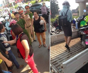 Hà Nội: Va quệt nhẹ, cô gái trẻ dùng chìa khóa rạch cổ thanh niên