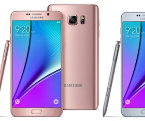 Ăn theo Apple, Samsung giới thiệu Galaxy Note 5 vàng hồng