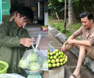 Đàm Vĩnh Hưng đi ô tô bán ổi để "đá xéo" Lệ Rơi?