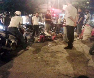 Phóng bạt mạng, thanh niên tông xe máy, nguy kịch