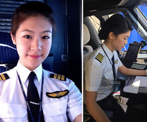 Nữ cơ trưởng xinh hơn hotgirl