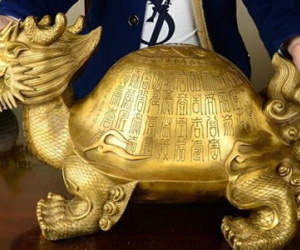 Rùa phong thủy: Công danh, tiền tài chậm mà chắc