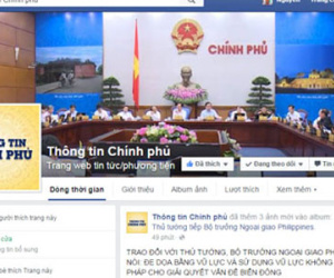 Mới ra 1 ngày, trang “thông tin Chính phủ” trên facebook bị “nhái”