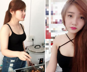 Xuất hiện "hot girl" bán cháo ếch tại TP.HCM