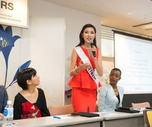 Thúy Vân khoe dáng với bikini, được đánh giá cao tại Hoa hậu Quốc tế 2015