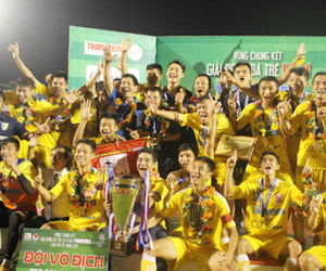 Thắng kịch tính An Giang, U21 Hà Nội T&T vô địch Giải U21 QG 2015
