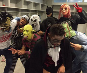 Barca gặp rắc rối vì ăn mừng kiểu Halloween