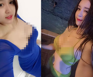 Cô gái gây "bão mạng" khi xuất hiện ở bể bơi