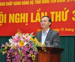 Ông Đỗ Tiến Sỹ tái đắc cử Bí thư Tỉnh ủy Hưng Yên