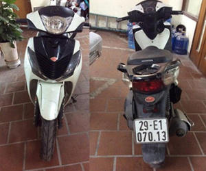 Gặp CSGT, bỏ cả xe Honda SH để trốn