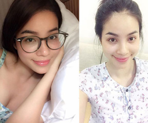 Phạm Hương tung ảnh mặt mộc đập tan lời chê già