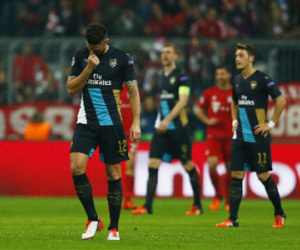 Bayern vùi dập, Arsenal trên đường rời Champions League