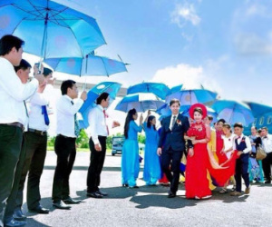 Tiết lộ về thân thế thiếu gia bỏ 200 triệu thuê máy bay rước dâu