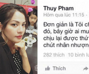 Ngọc Thúy đăng status đậm chất "hăm dọa" chồng cũ