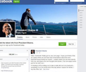 Tổng thống Mỹ - thành viên mới của "gia đình" Facebook