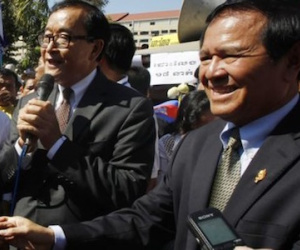 Tòa án Campuchia ra lệnh bắt ông Sam Rainsy