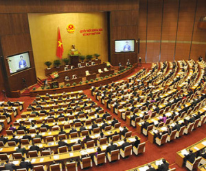104 đại biểu vắng mặt không biểu quyết phân bổ ngân sách trung ương