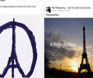Cư dân mạng cầu nguyện cho nạn nhân khủng bố Paris