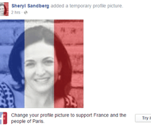 Facebook cho đổi avatar tưởng nhớ nạn nhân Paris