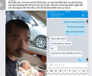 "Ông bố xin sữa" bị vạch mặt là kẻ "chăn rau" chuyên nghiệp?