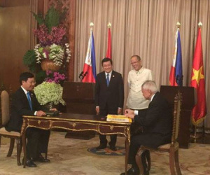Việt Nam - Philippines ký hiệp định đối tác chiến lược
