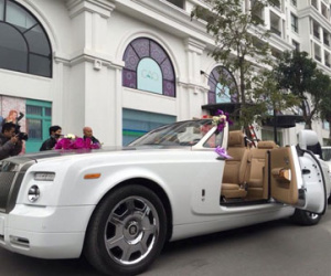 2.000 USD 4 tiếng thuê xe Rolls Royce đón dâu