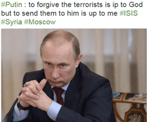 Putin không hề nói: "Tha thứ cho khủng bố là việc của Chúa..."