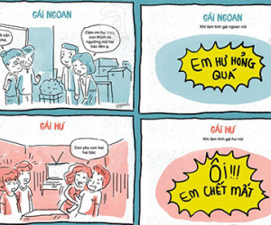 Sự khác biệt "chuẩn không cần chỉnh" về gái ngoan, gái hư