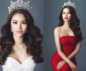 Ngắm nhan sắc Hoa hậu Phạm Hương trước thềm lên đường thi Hoa hậu Hoàn vũ