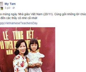 Ngày Nhà giáo Việt Nam 20/11: Sao Việt xúc động tri ân thầy cô giáo