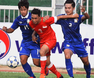 U21 Thái Lan hòa U21 Singapore trận ra quân U21 quốc tế