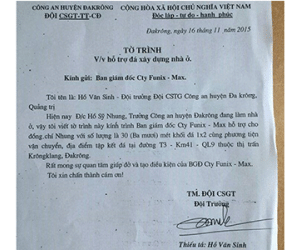 Đội trưởng CSGT xin đá cho sếp: Công an H.Đakrông "lên tiếng"