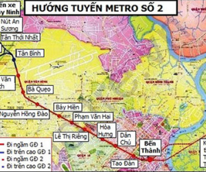 Bộ Tài chính lo nợ công tăng khi tuyến metro Bến Thành - Tham Lương đội vốn