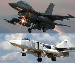 So sánh uy lực Su-24 Nga và tiêm kích đa nhiệm F-16