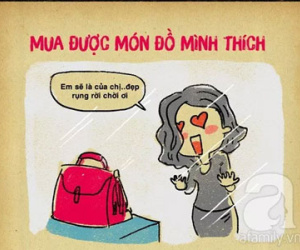 Tranh vui: Là vợ chỉ cần thế thôi...