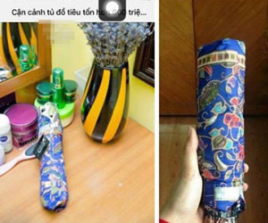 Cư dân mạng thi nhau khoe ảnh "chiếc ô trị giá 20 triệu" giống... Linh Miu